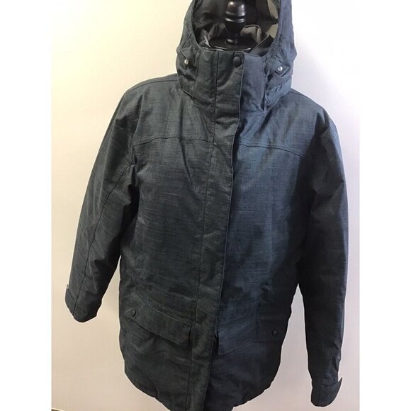 Womans XL long LL Bean Blue DownTek Jacket - Picture 4 of 5